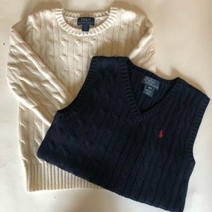 2 Child Polo Ralph Lauren Sweaters
